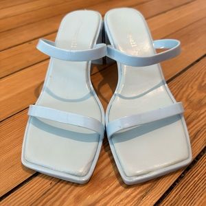 Jeffrey Campbell Powder Blue Jelly Slides